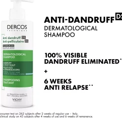 VICHYDercos Technique Anti-Dandruff Shampoo for Normal and Oily Hair 390 ml