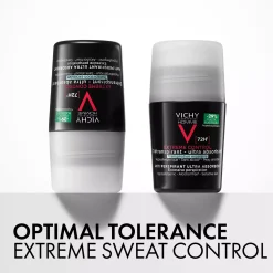 VICHYHomme 72H Extreme Control Antiperspirant Deodorant Roll-On 50 ml