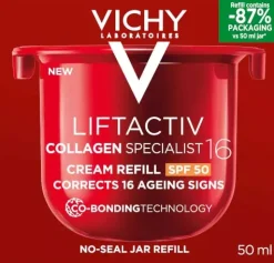VICHYLift Collagen Specialist 16 Day Cream SPF 50 Refill 50 stk