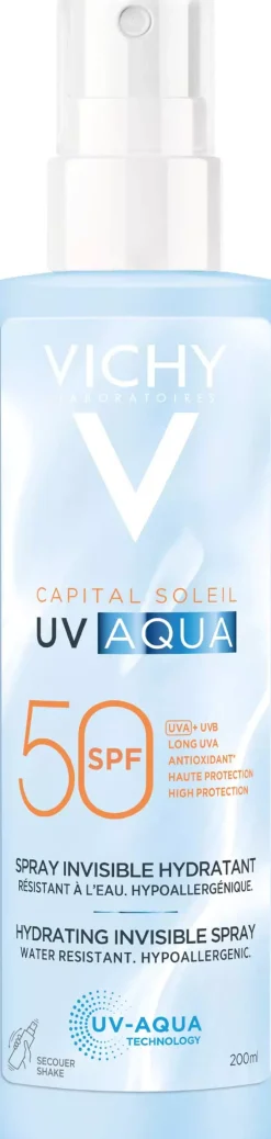 VICHYSeasonal Body Capital Soleil Uv-aqua Hydrating Invisible Spray SPF50 200 ml
