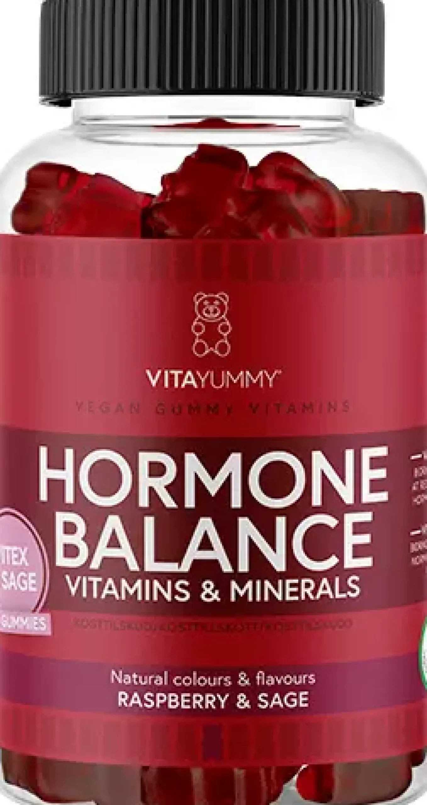 VitaYummy Hormone Balance Raspberry & Sage 60 stk