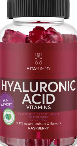 VitaYummy Hyaluronic Acid, Raspberry 60 stk