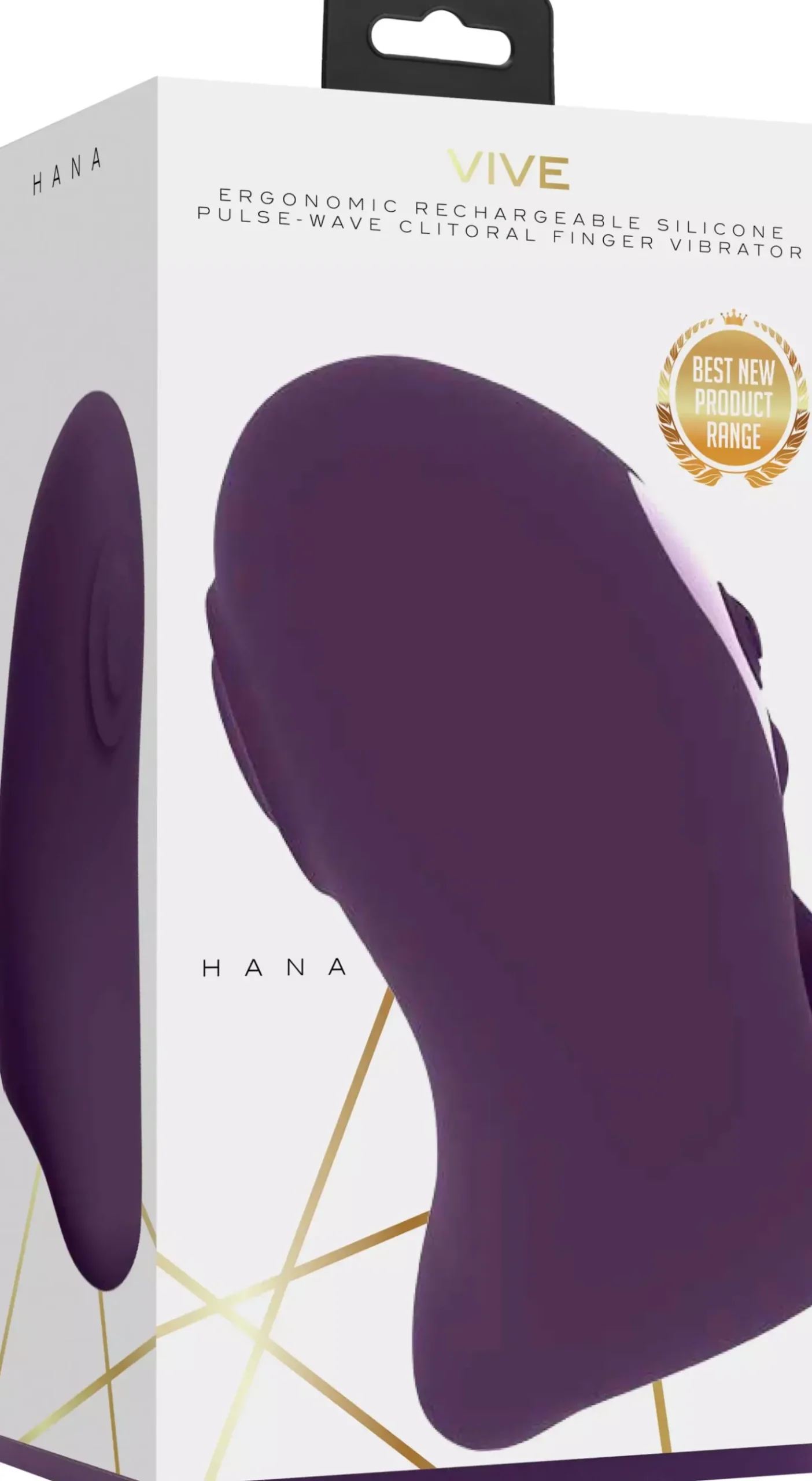 VIVEVIVE Hana Pulse Wave Finger Vibrator Purple