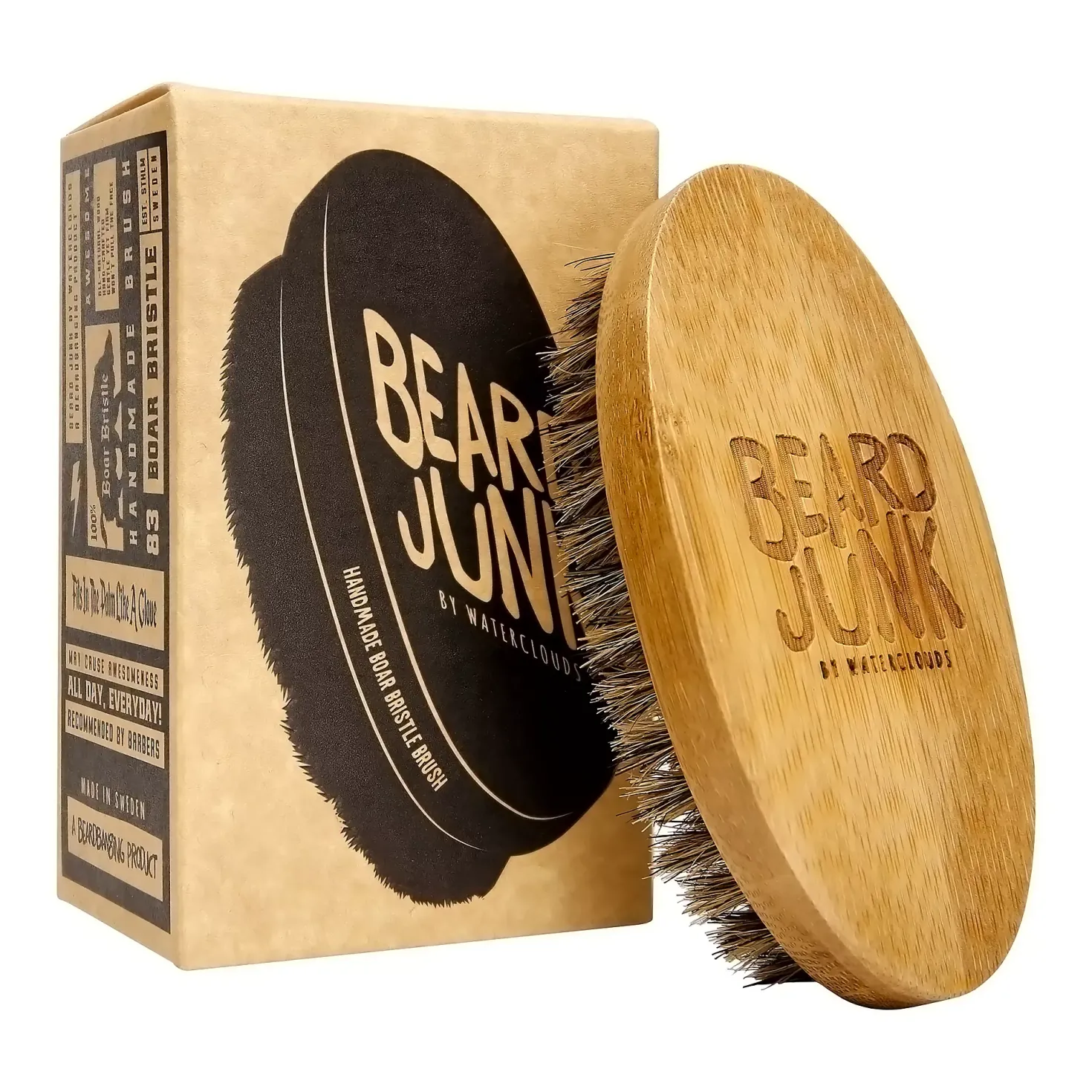 WatercloudsBeard Junk Beard Boar Bristle Brush