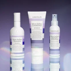 WatercloudsSilver Refine Shampoo 250 ml & Conditioner 200 ml & Highlight Treatment 150 ml