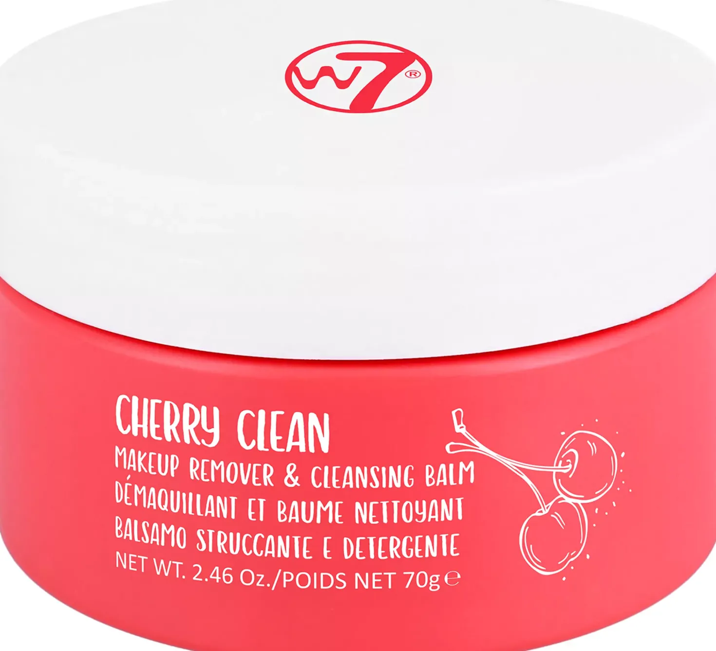 W7 Cherry Clean Makeup Remover & Cleansing Balm 70 g