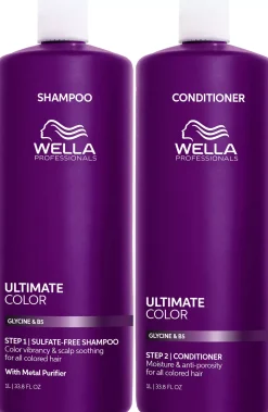 Wella Professionals Ultimate Color Bundle shampoo 1000 ml & Conditioner 1000 ml