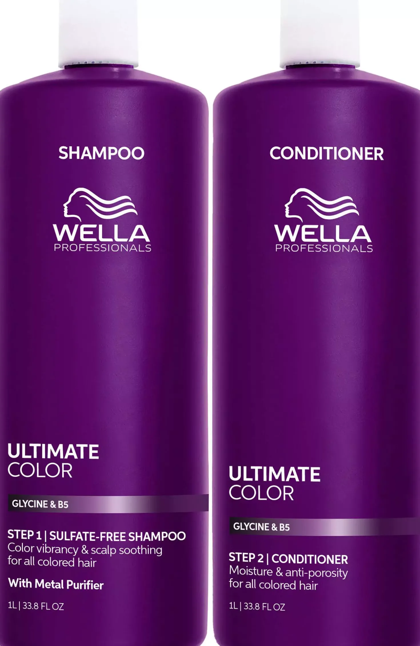 Wella Professionals Ultimate Color Bundle shampoo 1000 ml & Conditioner 1000 ml