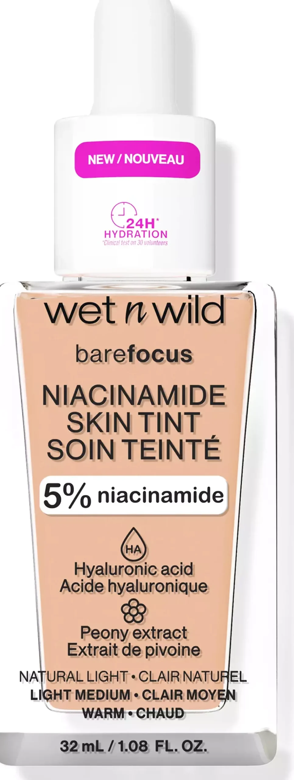 Wet n Wild Bare Focus Niacinamide Skin Tint Cream Beige