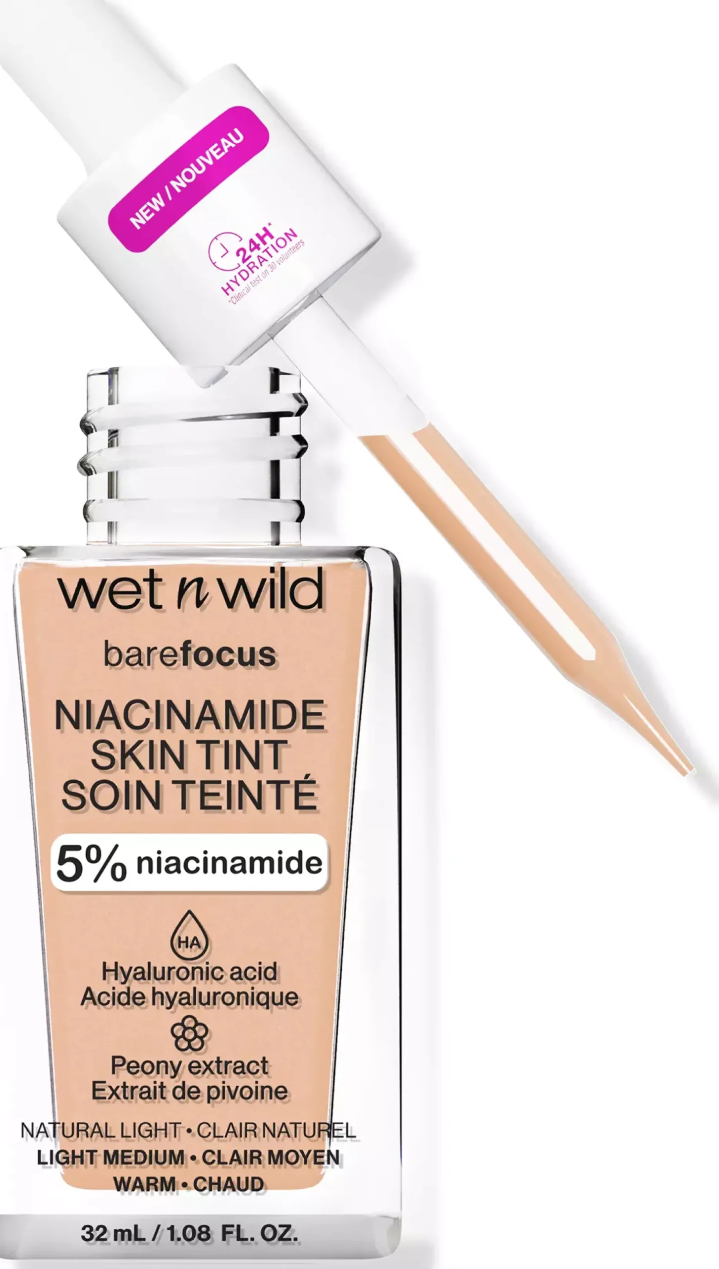Wet n Wild Bare Focus Niacinamide Skin Tint Cream Beige