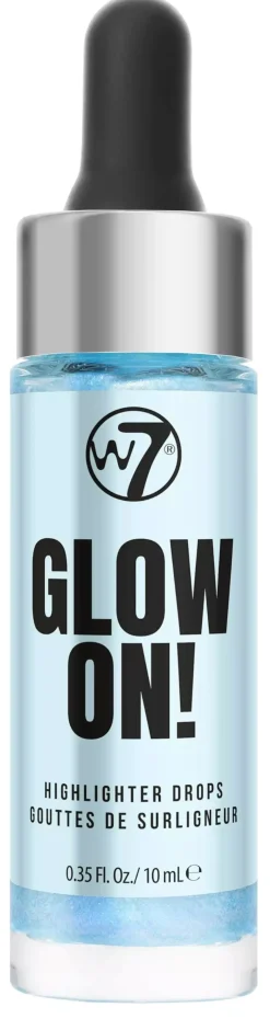 W7 Glow On Highlighter Drops Clear Cut