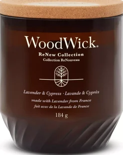 WoodWickLavender & Cypress Renew Candle Large