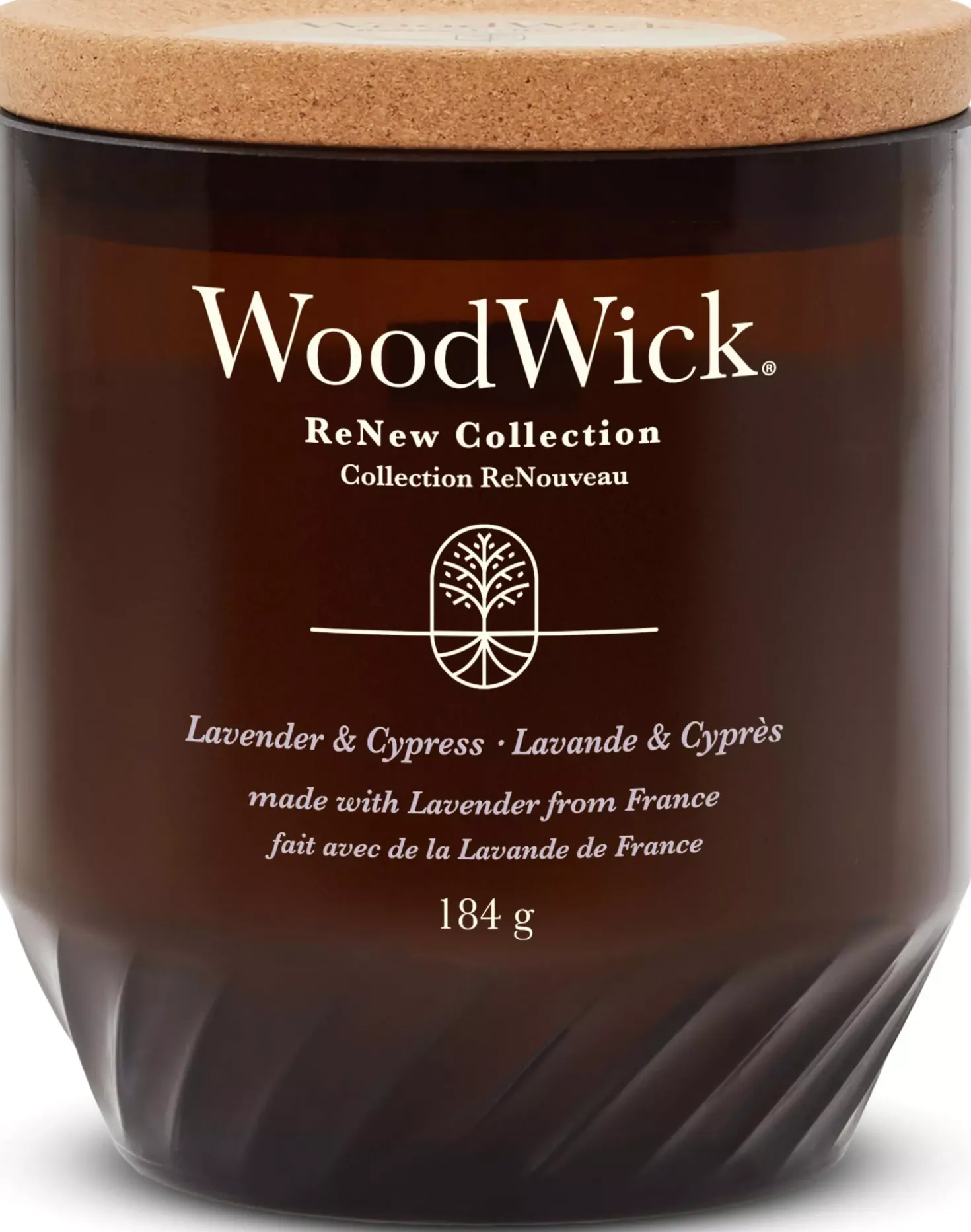 WoodWickLavender & Cypress Renew Candle Large