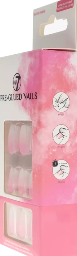 W7 Preglued Nails Blush Ombre