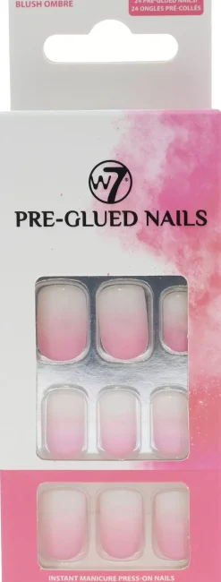 W7 Preglued Nails Blush Ombre