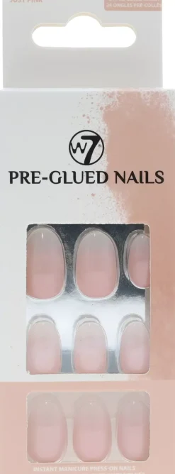 W7 Preglued Nails Just Pink