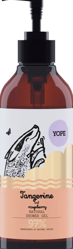 YOPEBotanical Shower Gel Tangerine and Raspberry 400 ml