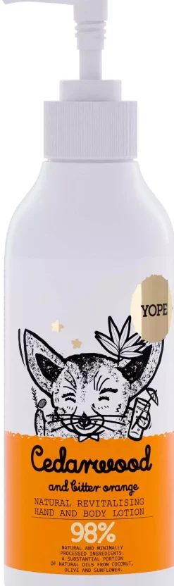 YOPE Hand/Body Lotion Cedarwood & Bitter Orange 300 ml