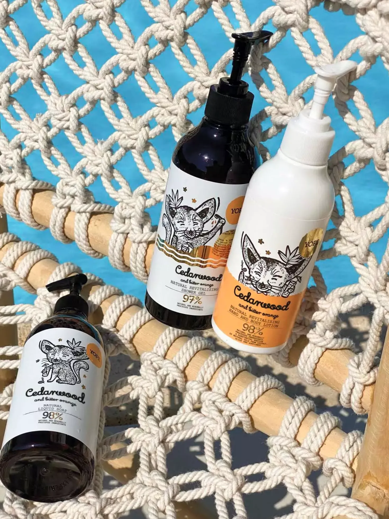 YOPE Hand/Body Lotion Cedarwood & Bitter Orange 300 ml