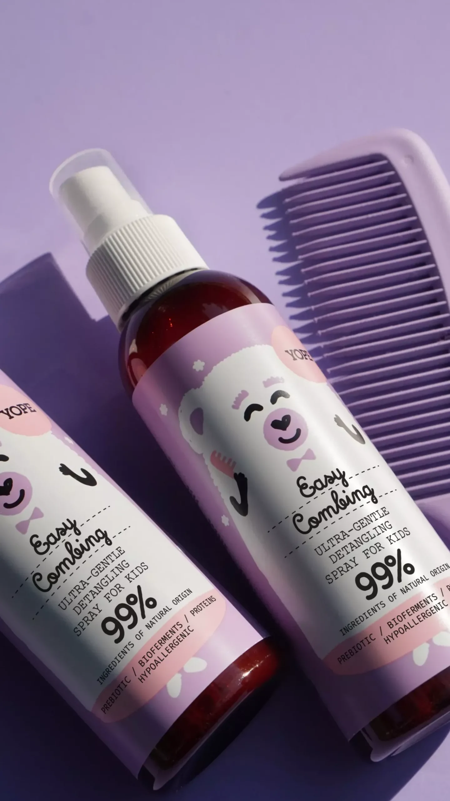 YOPEKids Easy Wash Combing Hair Spray For Kids 150 ml