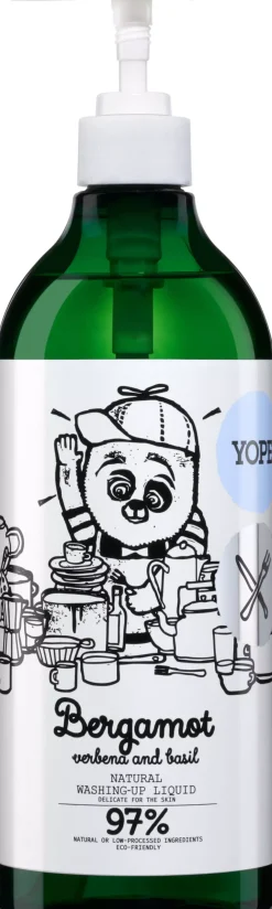 YOPEKitchen Natural Washing-Up Liquid Bergamot & Basil 750 ml